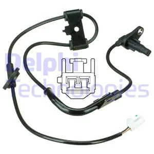 Датчик ABS задн лів HYUNDAI COUPE II, TIBURON 1.6/2.0/2.7 01.01-08.09 Delphi SS20528
