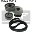 Комплект доріжкового ремня SKF VKMA35314 VKMA35314