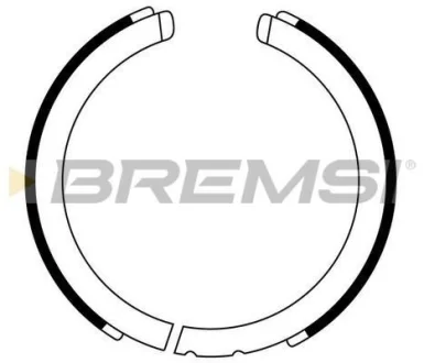 Колодки ручного гальма Korando/Rexton/Actyon/Kyron/CX9/CX7/VXR8 96- Bremsi GF0875