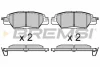 Гальмівні колодки зад. Mazda CX5 14- (Akebono) Bremsi BP3661 (фото 1)