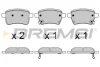 Гальмівні колодки зад. 500L 16-/Corsa E 12- (TRW) BREMSI BP3627 BP3627
