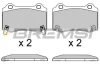 Гальмівні колодки задн. Tesla Model S/X 12- (Brembo) Bremsi BP3649 (фото 1)