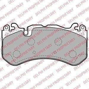 DB Гальм. колодки перед. C-CLASS (W204) C 63 AMG 08-14, E-CLASS (W212) E 63 AMG 09-15 Delphi LP2149