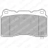 MITSUBISHI гальмівні колодки передн. Lancer V EVO 04 -, Subaru Impreza WRX 01- Delphi LP1858 (фото 1)