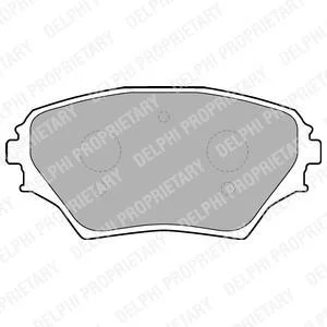 TOYOTA гальмівні колодки передні RAV IV 00- Delphi LP1632