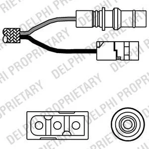 DB лямбда-зонд (4 конт.) W124 91- Delphi ES10276-12B1