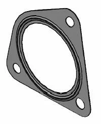 OPEL прокладка глушника Astra J 12/09-, Corsa D 12/09-, Insignia 07/08- WALKER 82083