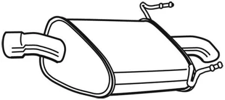 OPEL Глушник VECTRA C 02- WALKER 23032